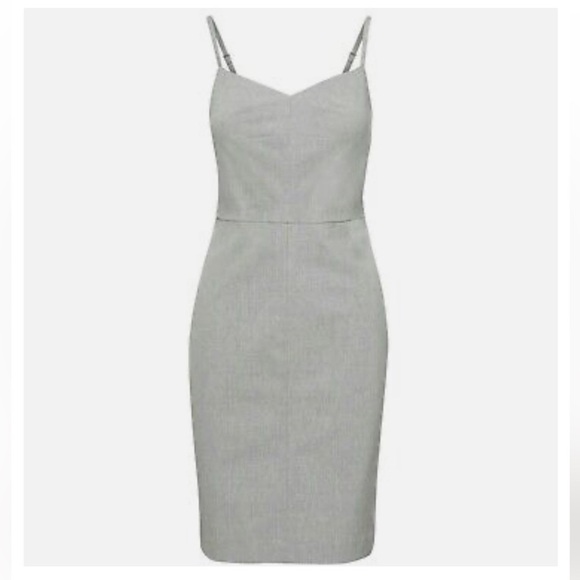 NWT Banana Republic Grey Sheath Dress size 6 - Picture 1 of 9